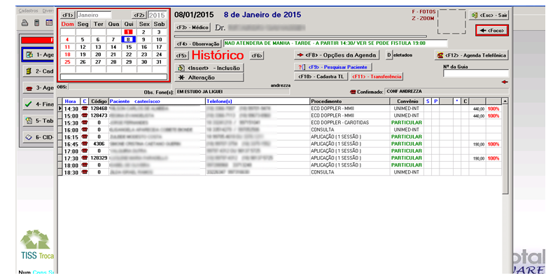 Módulo Agenda de Consultas